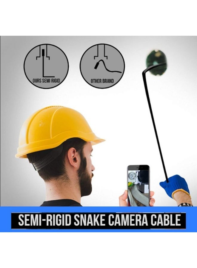 HD Inspection Camera 5.5 Millimeter USB Endoscope Borescope Three in One with Type C USB and Micro USB for Mobile Phone and Pipeline Inspection with Side Mirror Hook and Magnet - Image 5